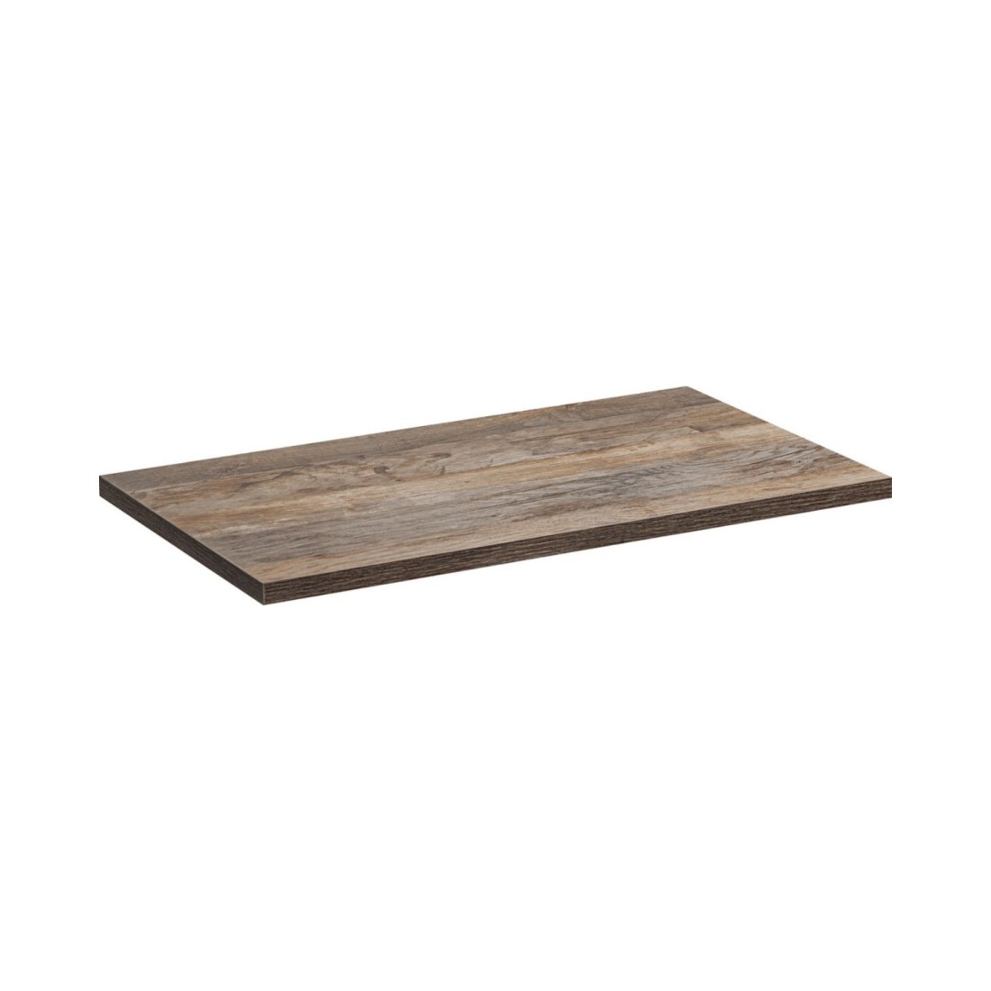 Plan vasque VANTA chêne foncé 80 cm – Tablette de salle de bain