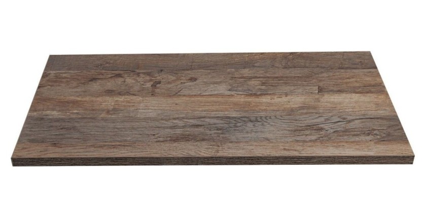 Plan vasque VANTA chêne foncé 80 cm – Tablette de salle de bain