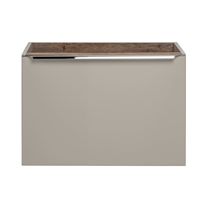 Mobile sottolavabo VANTA taupe 60 cm – modello sospeso con 2 cassetti