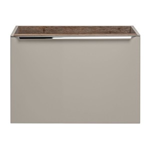 Meuble sous vasque VANTA taupe 60cm vu de face