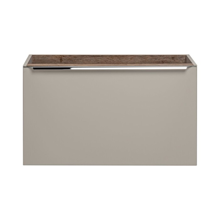 Mobile sottolavabo VANTA taupe 80 cm – modello sospeso con 2 cassetti