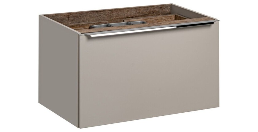 Meuble sous vasque VANTA taupe 80cm
