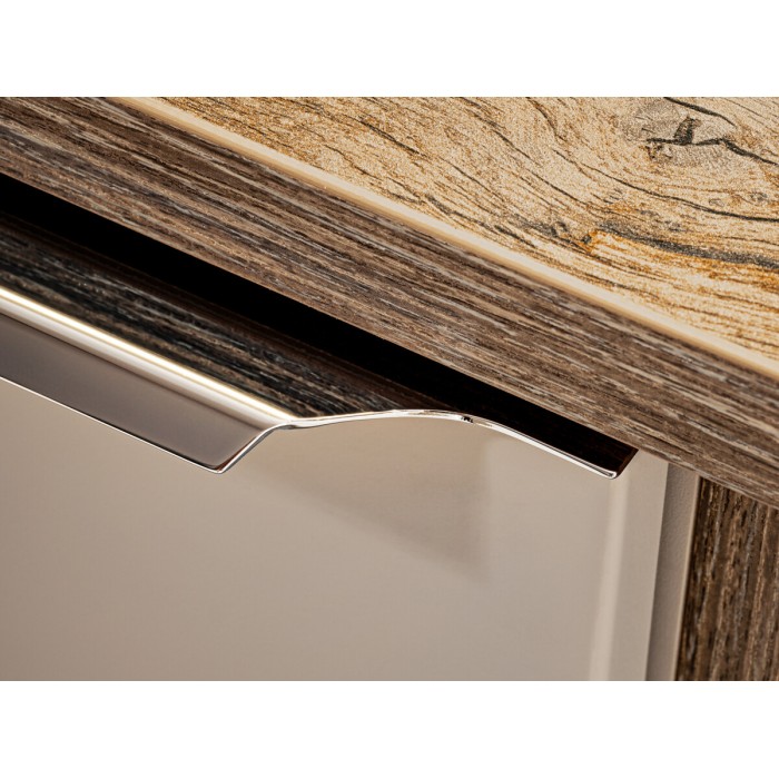 Mobile sottolavabo VANTA taupe 80 cm – modello sospeso con 2 cassetti