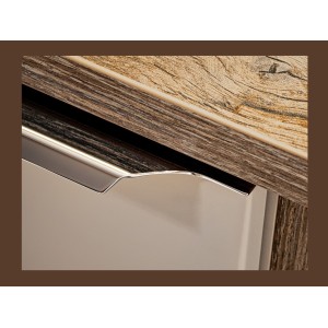 Zoom sur le haut du meuble sous vasque VANTA taupe 80cm