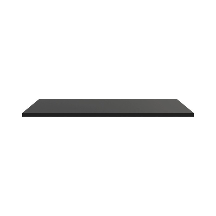 Piano lavabo nero SAVIA 120 cm - Piano di 120 cm per mobile sottolavabo