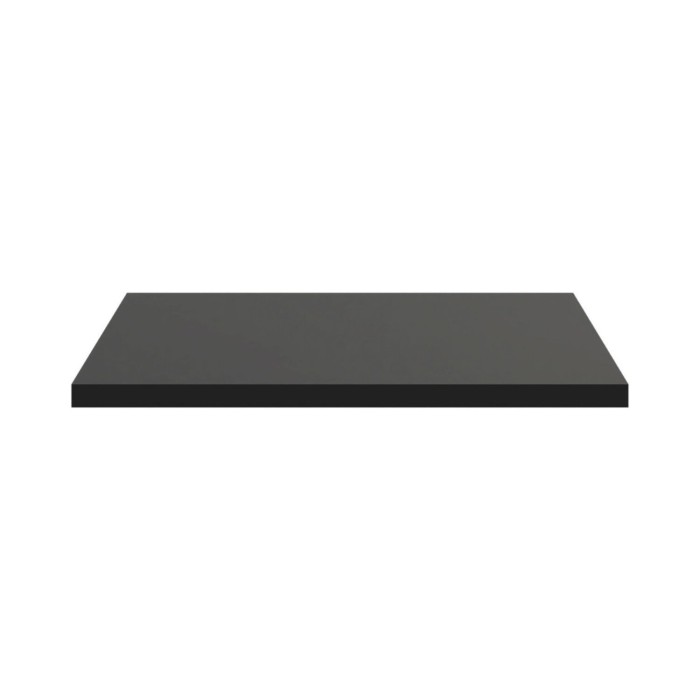 Piano lavabo nero SAVIA 60 cm – Piano di 60 cm per mobile sottolavabo
