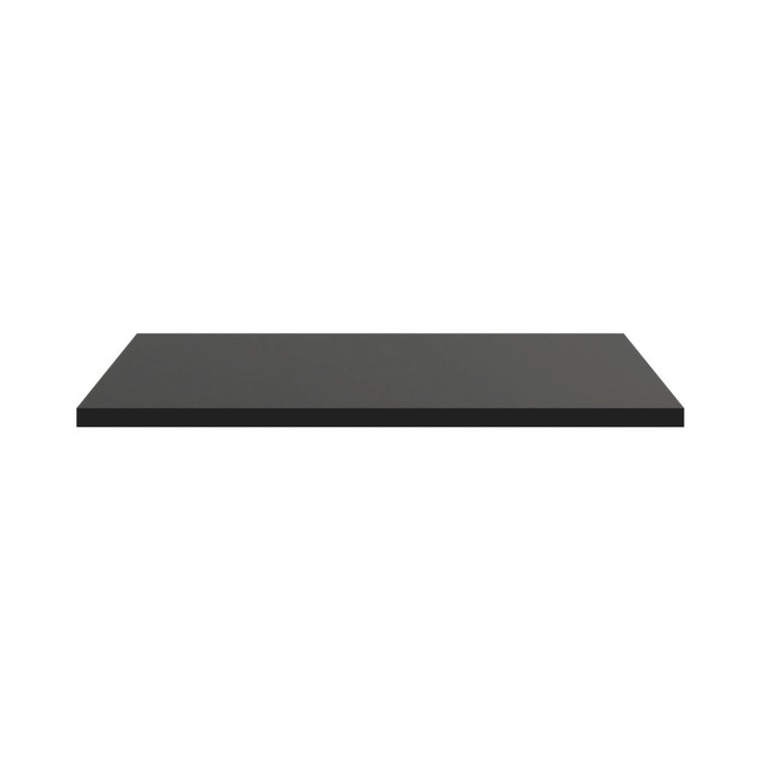 Piano lavabo nero SAVIA 80 cm – Top da 80 cm per mobile sottolavabo