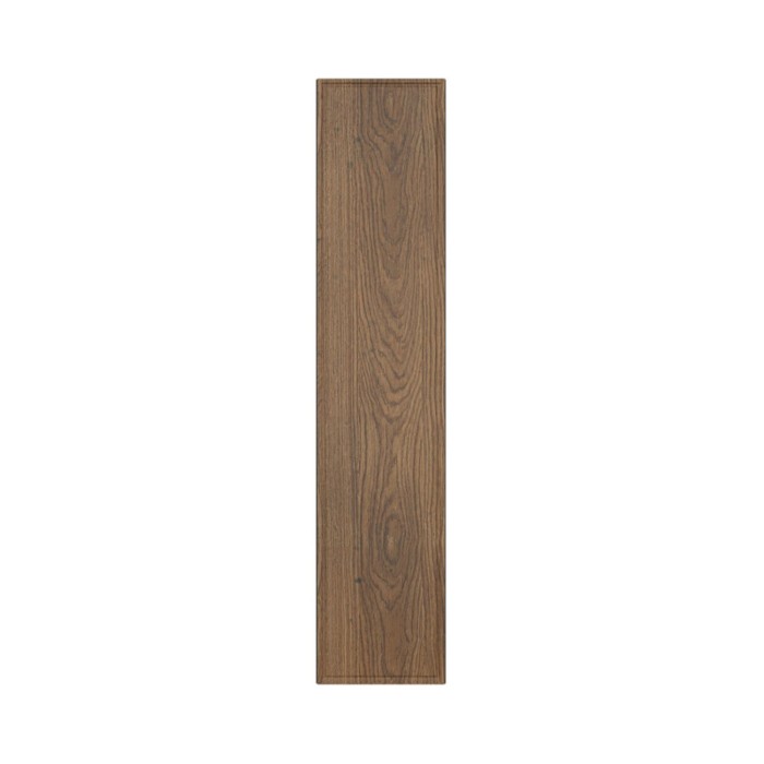 Colonna bagno SAVIA 140 cm marrone e nero – 1 porta e ripostigli