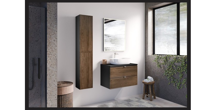 Demi colonne de rangement SAVIA 80cm mise en situation