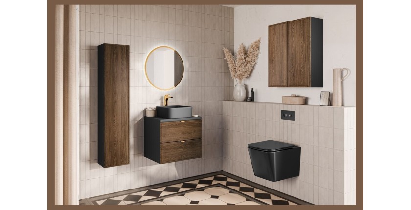 Meuble sous vasque SAVIA 60cm mis en situation