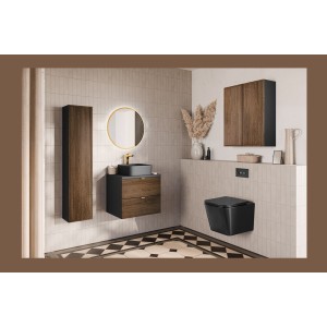 Meuble sous vasque SAVIA 60cm mis en situation