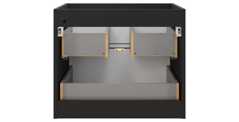 Meuble sous vasque SAVIA 60cm vu de dos