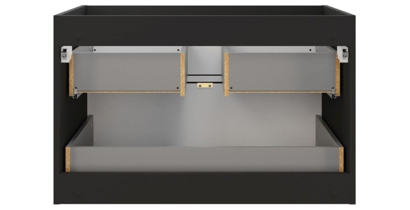 Meuble sous vasque SAVIA 80cm vu de dos