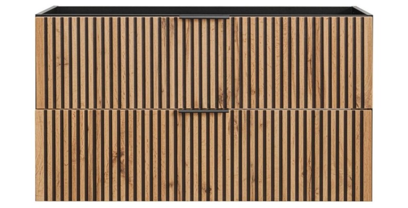 Meuble sous vasque KINOKO 100cm vu de face