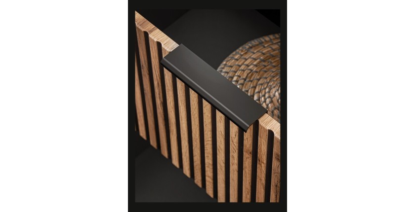 Zoom sur la poignée du meuble sous vasque KINOKO 100cm