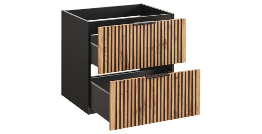 Meuble sous vasque KINOKO 60cm ouvert