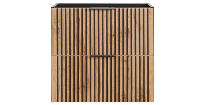 Meuble sous vasque KINOKO 80cm vu de face