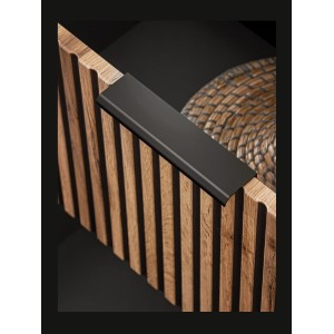 Zoom sur la poignée du meuble sous vasque KINOKO 80cm