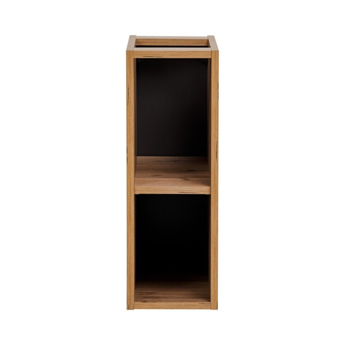 Mobile da bagno aggiuntivo sottolavabo KINOKO - 2 ante - Rovere chiaro - L20 × P57 × H46 cm - Da appendere