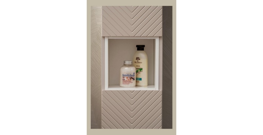 Zoom sur la niche vue de face de la colonne AOKI