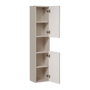 Colonne de salle de bain AOKI 2 portes ouverte