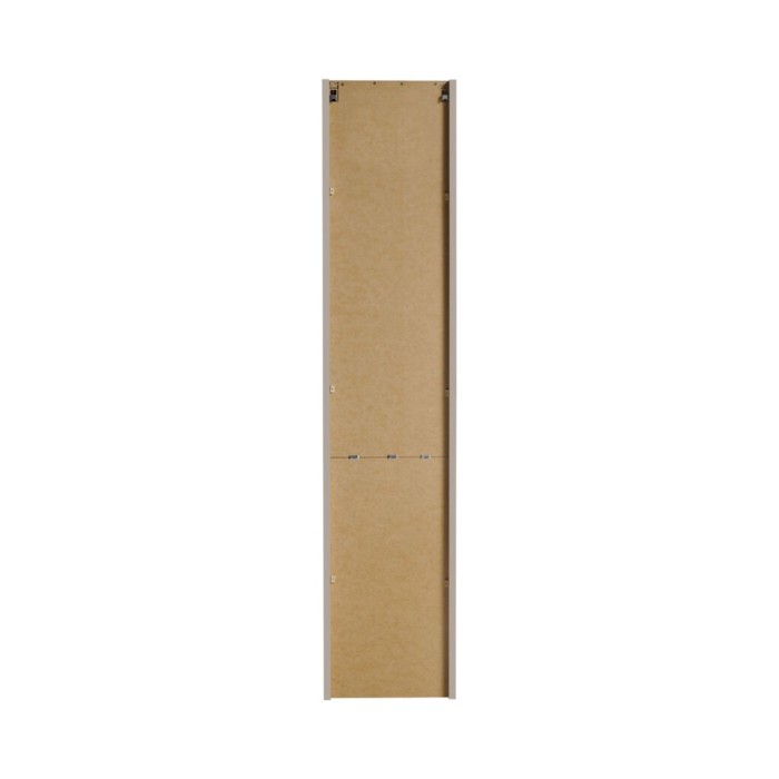 Columna de baño AOKI – 2 puertas – Acabado beige cachemira con motivos de espiga – L30 × P25 × H140 cm – Para colgar