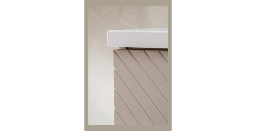 Zoom sur le haut du meuble sous vasque AOKI 60cm