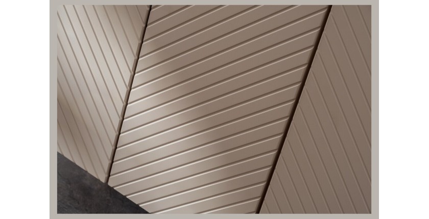 Zoom sur les portes du meuble sous vasque AOKI 60cm