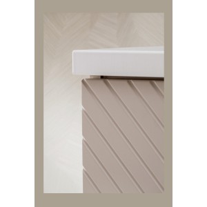 Zoom sur le haut du meuble sous vasque AOKI 60cm