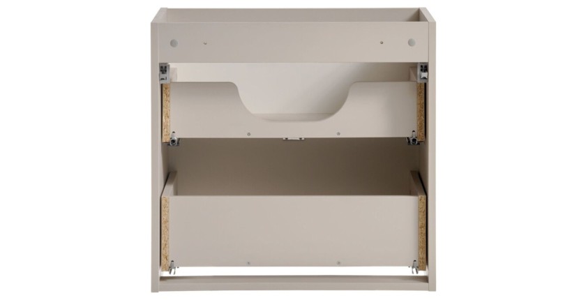 Zoom sur la structure du meuble sous vasque AOKI 60cm