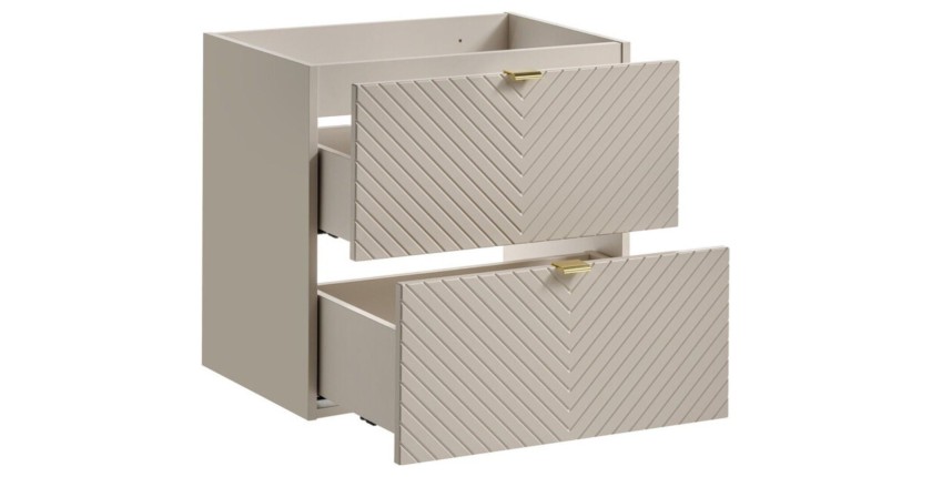 Meuble sous vasque AOKI 60cm ouvert