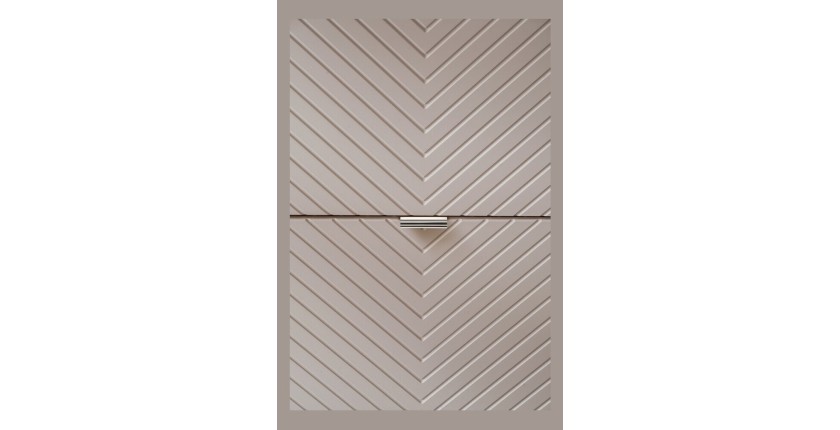 Zoom sur la façade du meuble sous vasque AOKI 80cm