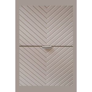 Zoom sur la façade du meuble sous vasque AOKI 80cm