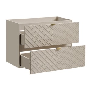 Meuble sous vasque AOKI 80cm ouvert