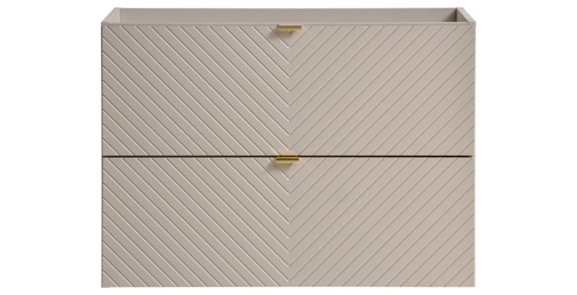 Meuble sous vasque AOKI 80cm vu de face