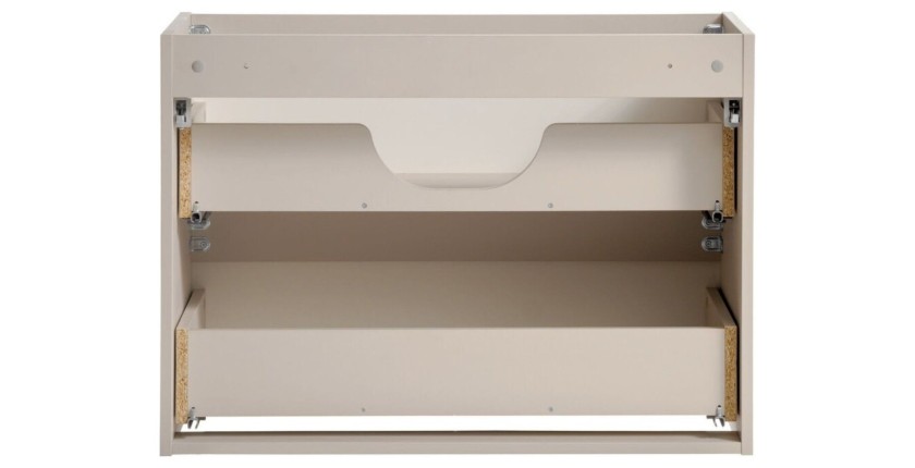 Zoom sur la structure du meuble sous vasque AOKI 80cm