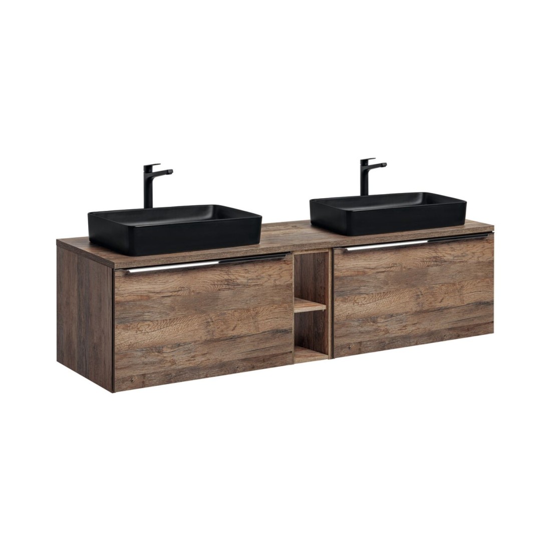 ensemble de meuble sous vasque + plan vasque + vasque VANTA 180cm