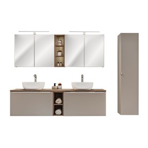 Ensemble complet collection VANTA taupe 180cm