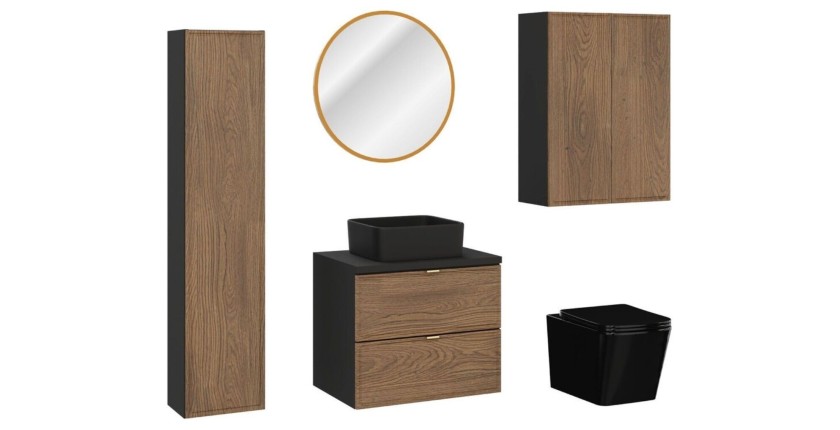 Ensemble de meubles de salle de bain SAVIA avec toilette