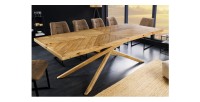 Table de salle à manger LOVARK – Bois massif recyclé – 200 cm – Style rustique