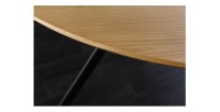 Zoom sur le plateau de la table SOREN ronde 120cm