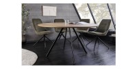Table SOREN ronde 120cm vue de face
