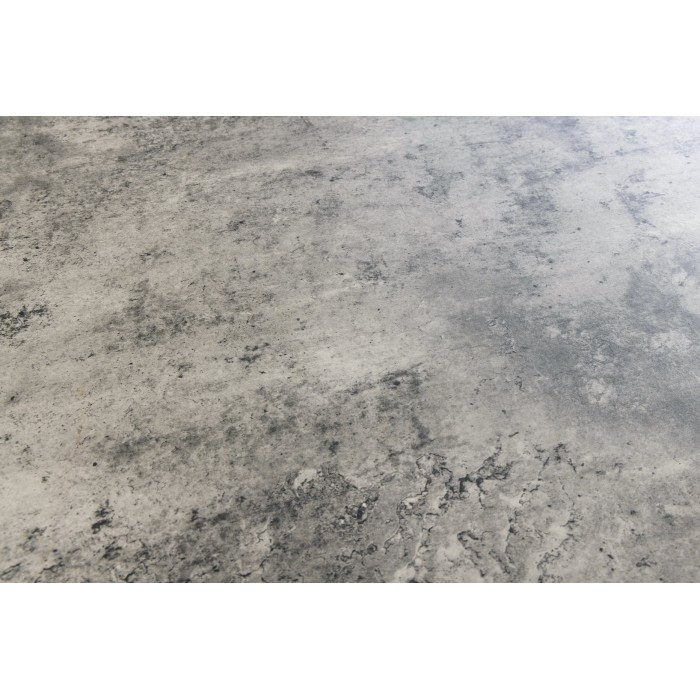 Tavolo da pranzo SOREN – Aspetto pietra e metallo – 120 cm – Rotondo – Stile moderno