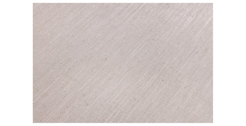 Zoom sur la texture du canapé droit KALIA blanc