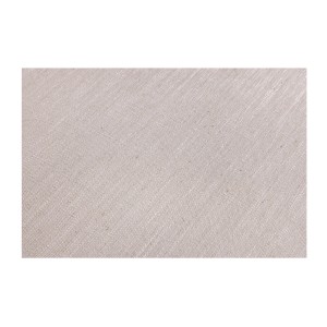 Zoom sur la texture du canapé droit KALIA blanc