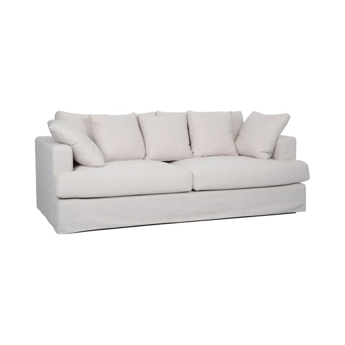 Canapé droit KALIA blanc