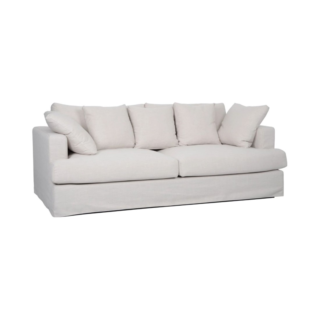 Canapé droit KALIA blanc