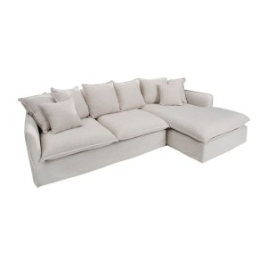 Canapé d'angle KALIA blanc