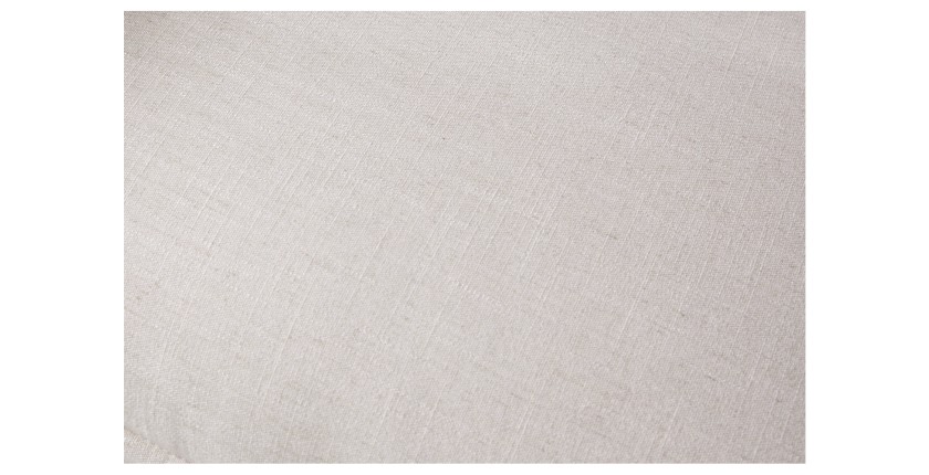 Zoom sur la texture du canapé droit 3 places HEAVEN blanc