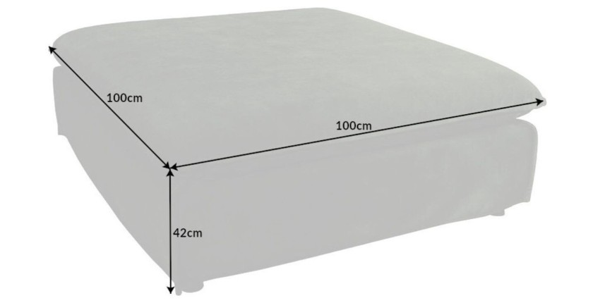copy of Hoekbank HELIX, omkeerbaar en omvormbaar, Petrolblauw, 4 zitplaatsen met opbergruimte